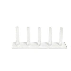 Acrylic Clear Ring Display by Bead Landing 5 rods